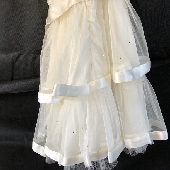 Tulle Layered Dress Off Shoulder SZ 4 Laura Petites - Picture 8 of 12